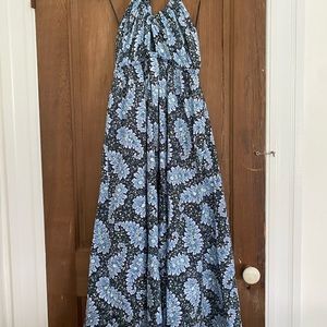 J Crew Collection Paisley Halter Dress
